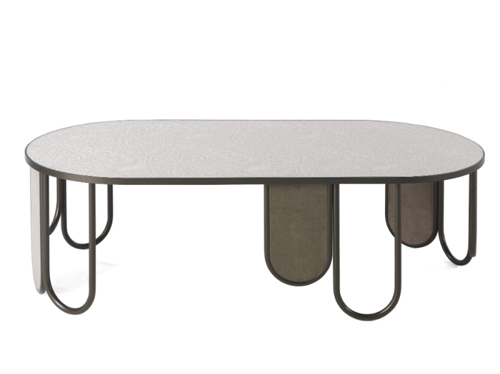 CHANDRA - Oval iron coffee table _ ETRO Home Interiors